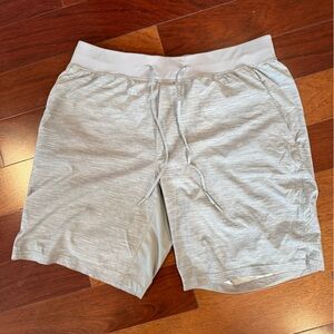 Lululemon Light Gray Athletic Shorts